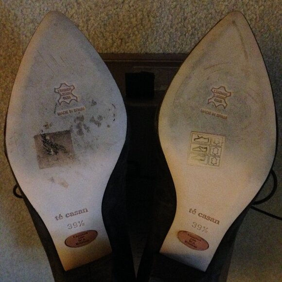 RARE – Olive Suede Pumps by Manuela Filipovic for té casan – *Ltd. Ed./Numbered* - Picture 4 of 8